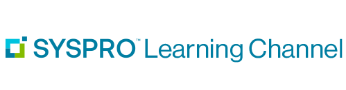 SYSPRO Learning Channel